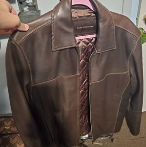 Andrew Mark Leather Jacket S